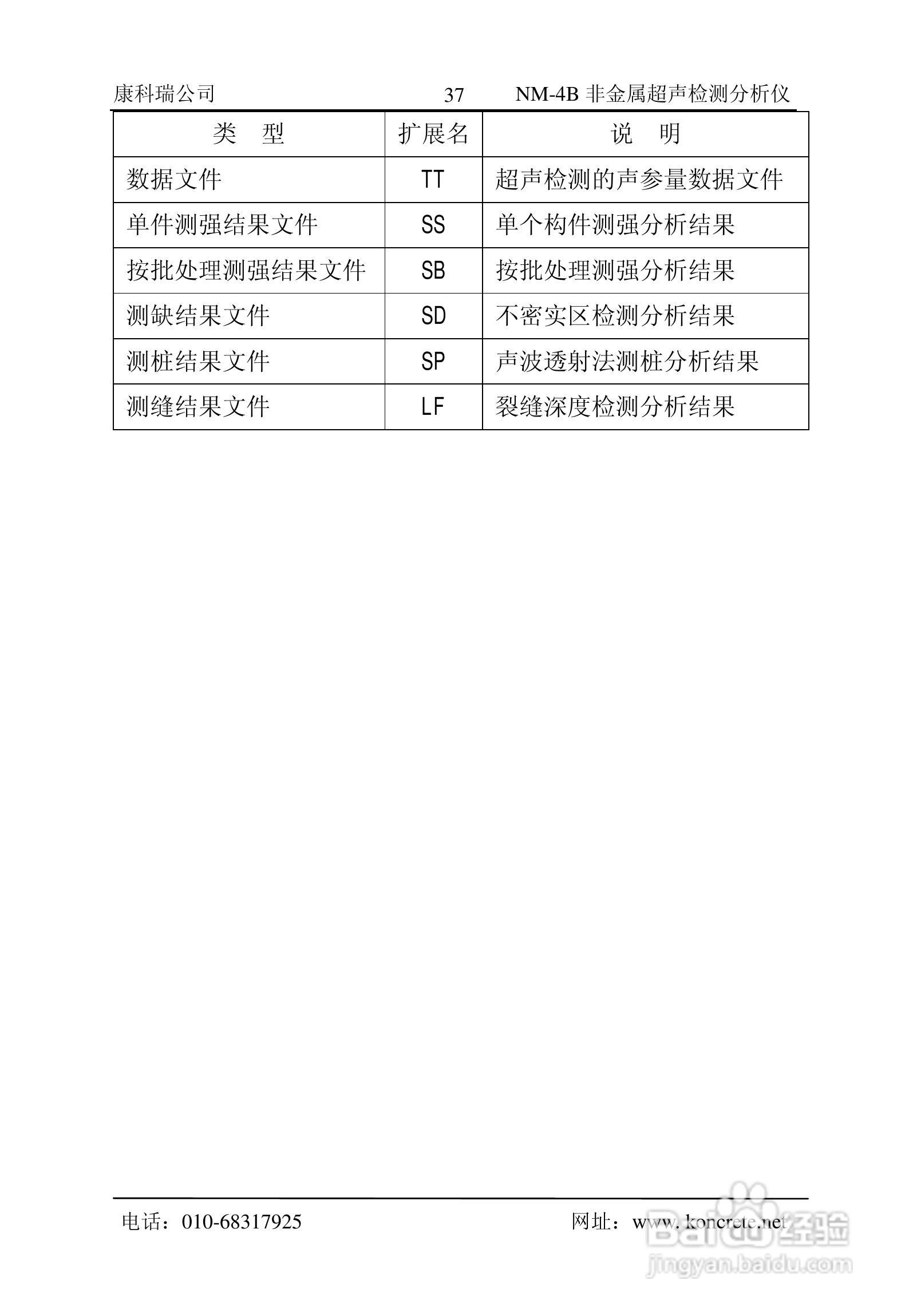 NM-4B立式非金属超声检测分析仪说明书:[4]