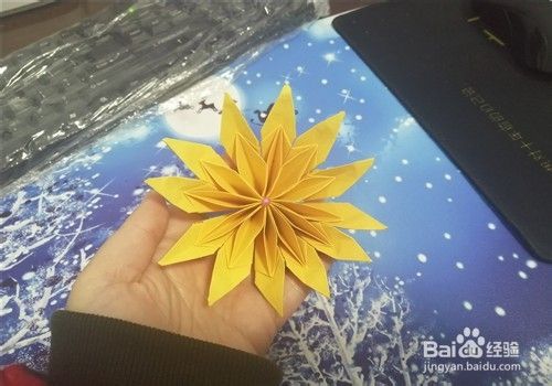 组合型的立体花怎么折 百度经验 组合型的立体花怎么折 百度经验