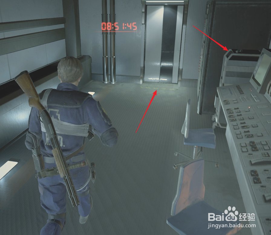 生化2重制版里昂里关攻略74:到达最后一处存档点