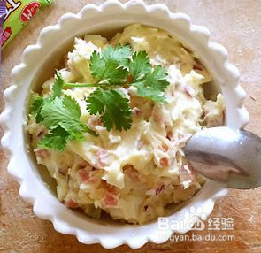 深夜美食--开胃土豆泥沙拉