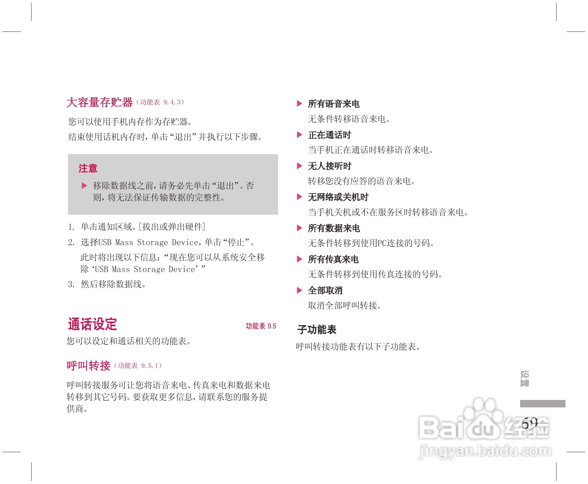 乐金手机KE508型使用说明书:[7]