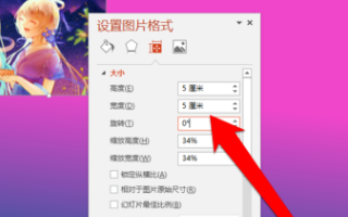 在PPT中插入图片后怎么调整大小