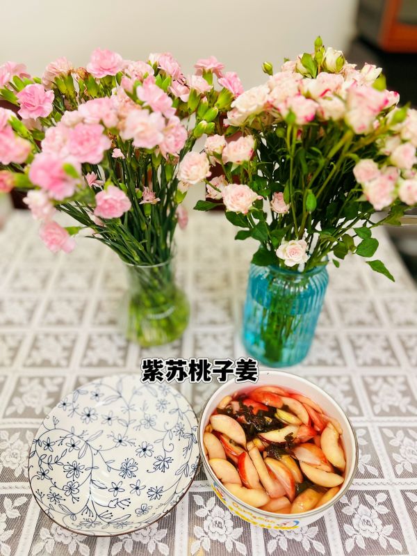 用水果做个菜紫苏桃子姜