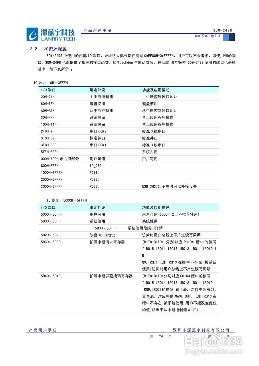 深蓝宇SOM-2498主板用户手册:[3]