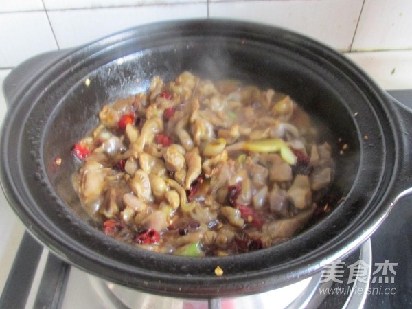 干锅麻辣鸡胗