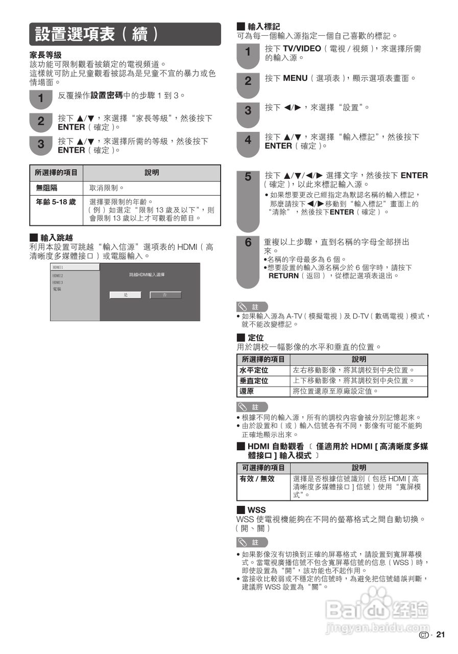 声宝LC-46LX530H型液晶电视机说明书:[3]