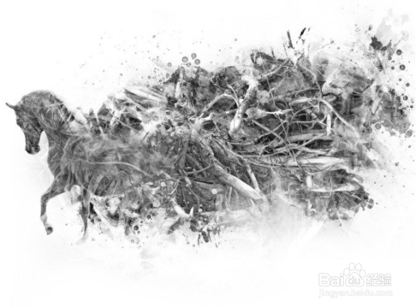 PS建筑插画教程