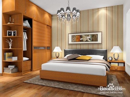 卧室的双人床规格，效果图参考