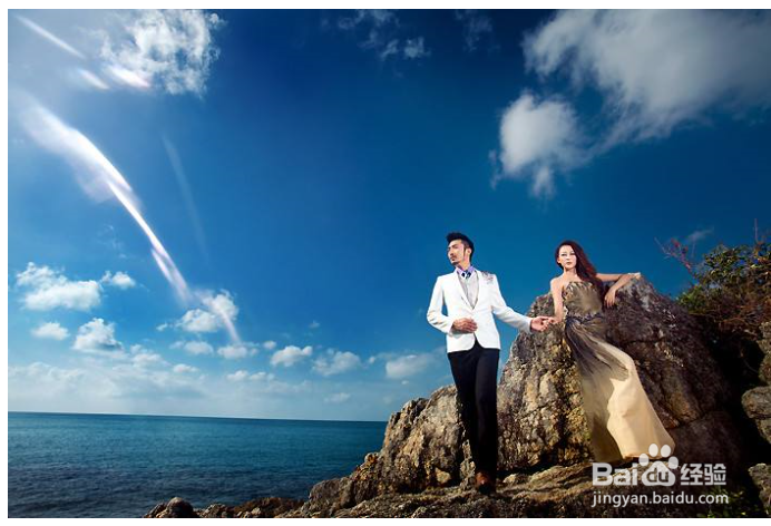 两颗门牙外凸,拍婚纱照怎么办