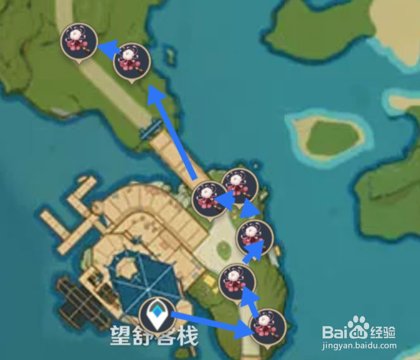 原神霓裳花采集路线推荐攻略