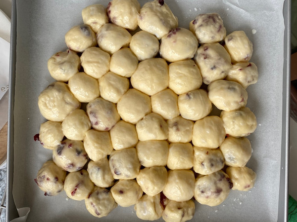 蔓越莓气泡面包