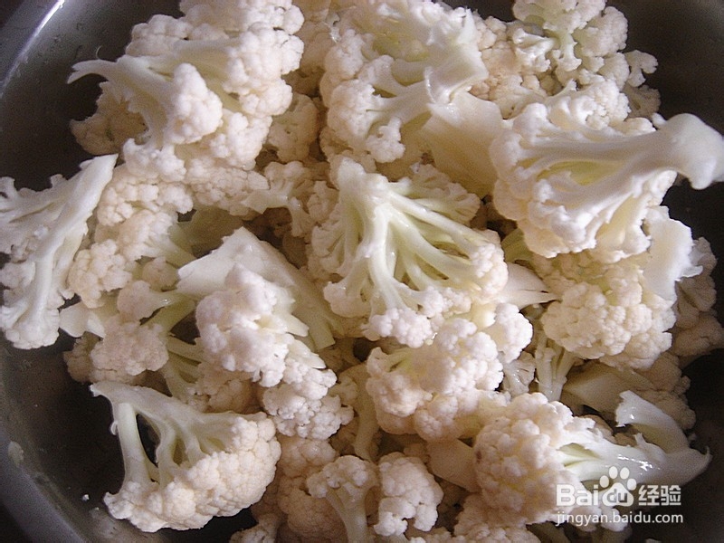 香辣干锅花菜——香辣下饭菜。