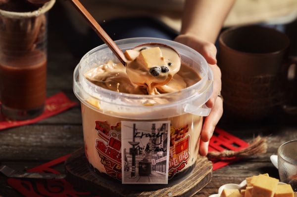 黑糖珍珠奶茶吨吨桶