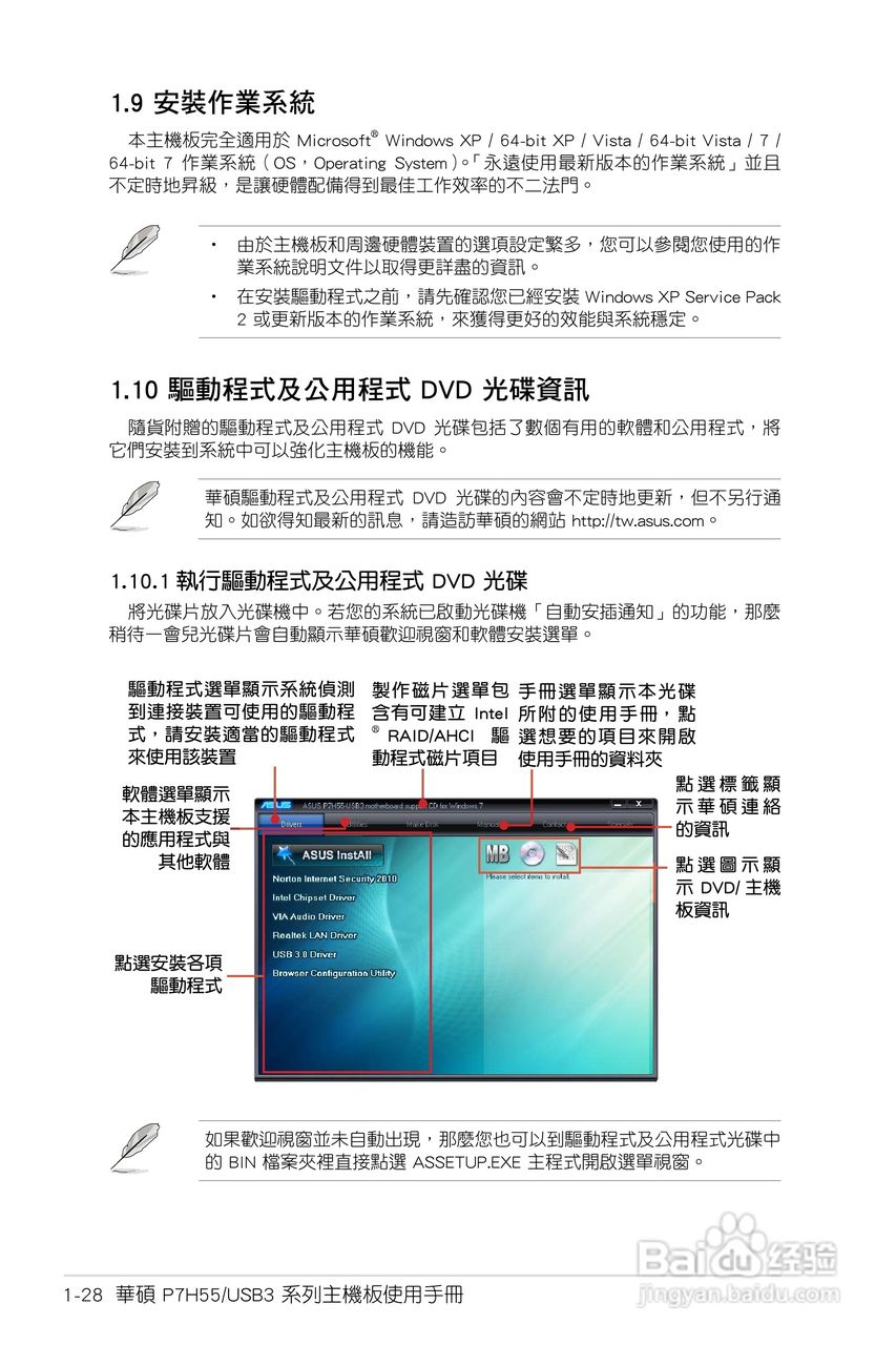 ASUS P7H55/USB3主板使用手册:[4]
