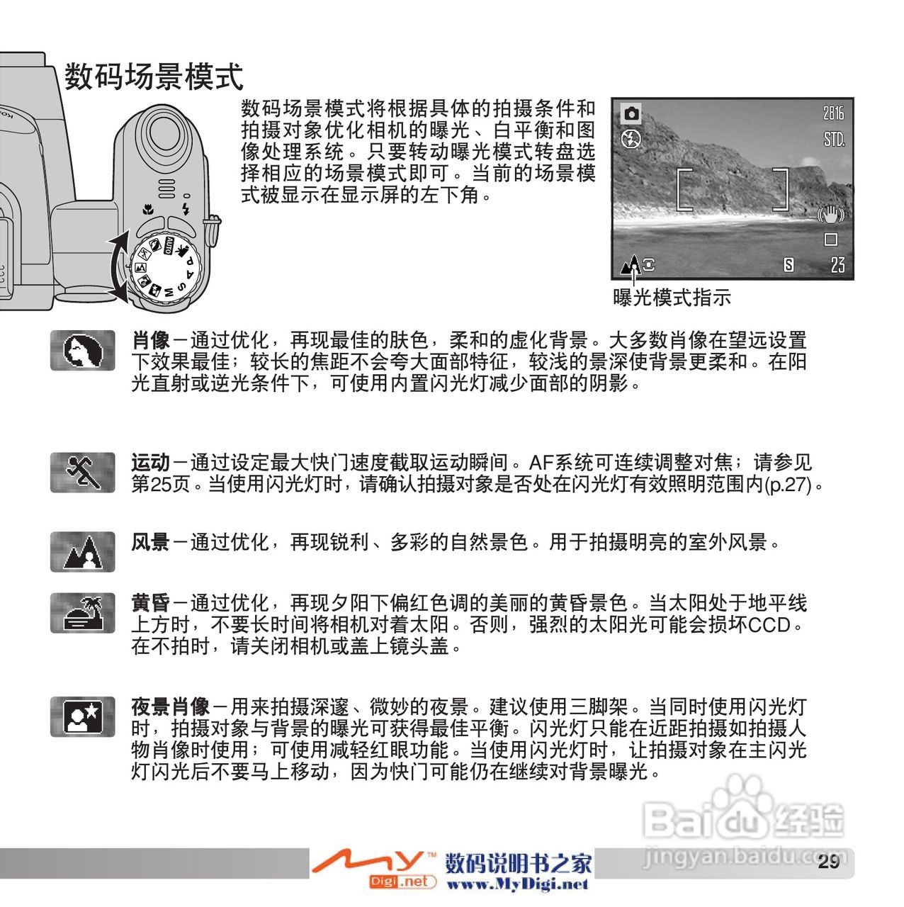 柯尼卡美能达 Dimage Z6数码相机(简体原版)说明书:[3]