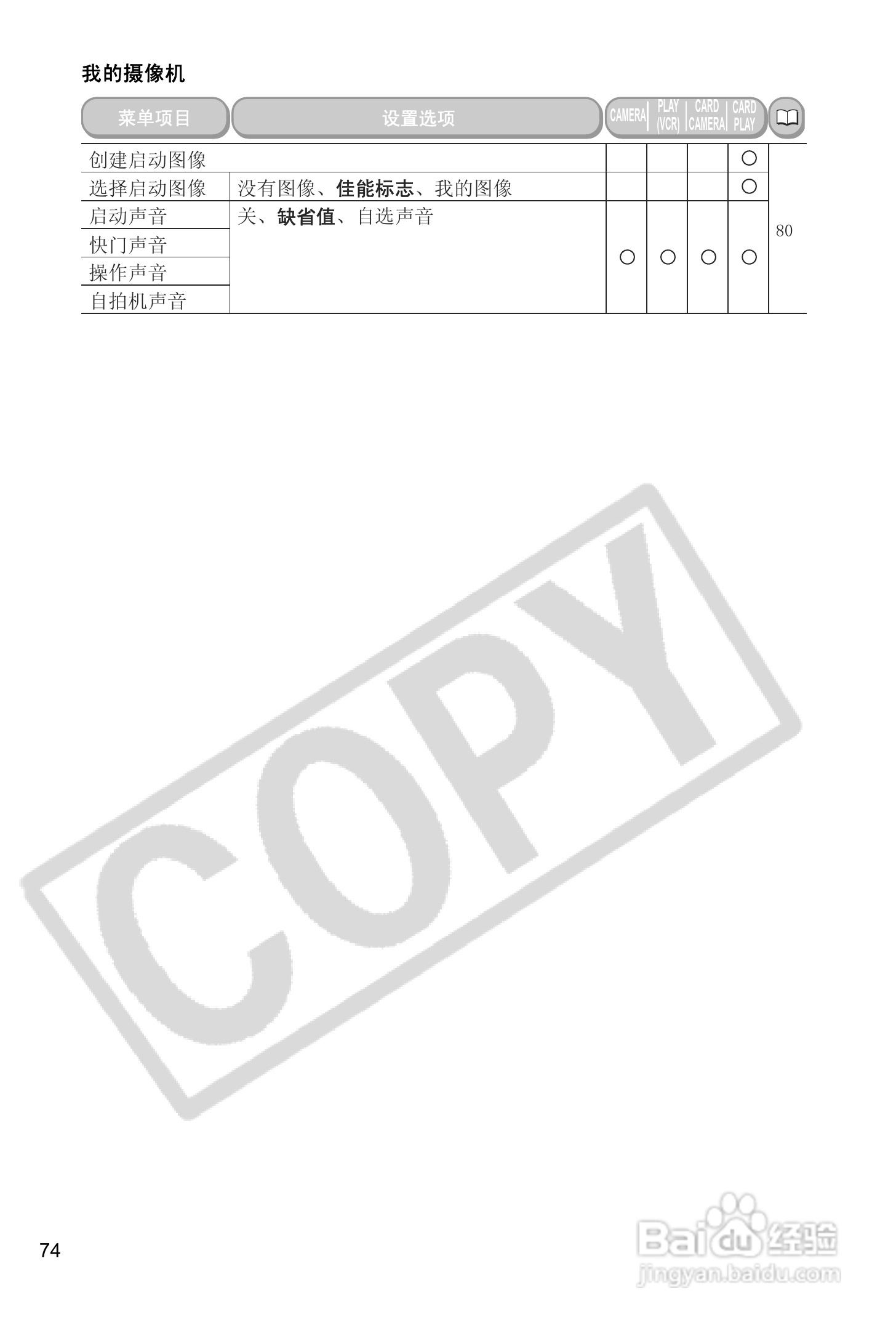 佳能MVX45i数码摄像机使用说明书:[8]