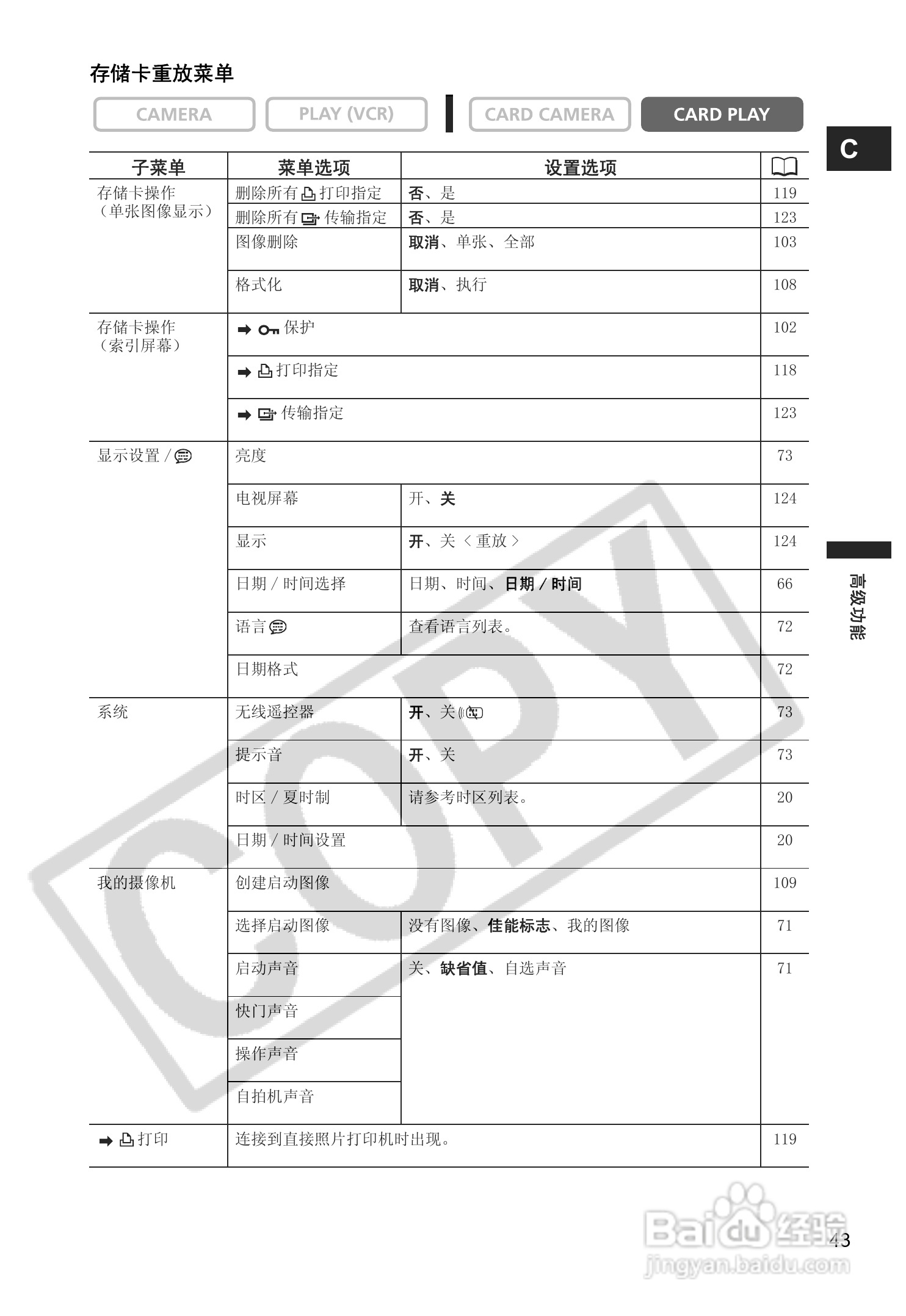 佳能MV880Xi数码摄像机使用说明书:[5]