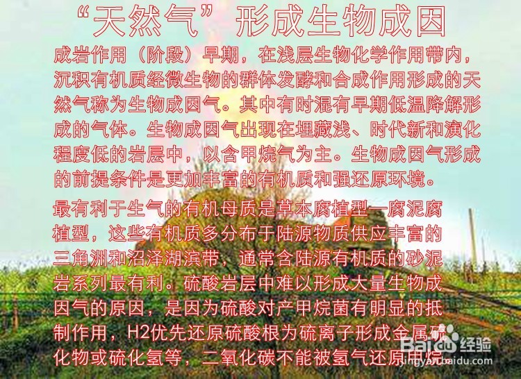 天然气怎么形成的