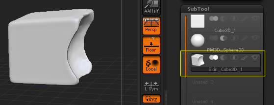 ZBrush多种方法实现布尔运算