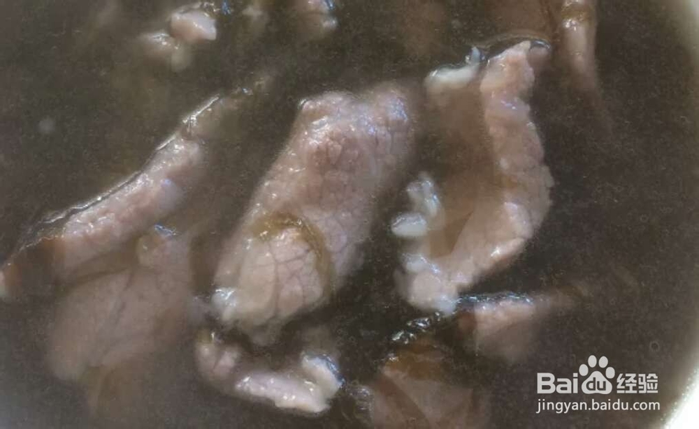 夏季养生食谱----紫菜肉片豆腐汤