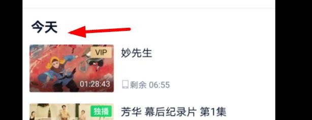 爱奇艺如何查看今天的观看历史