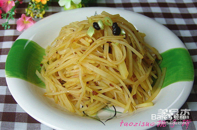 蒜蓉豆豉温拌土豆丝