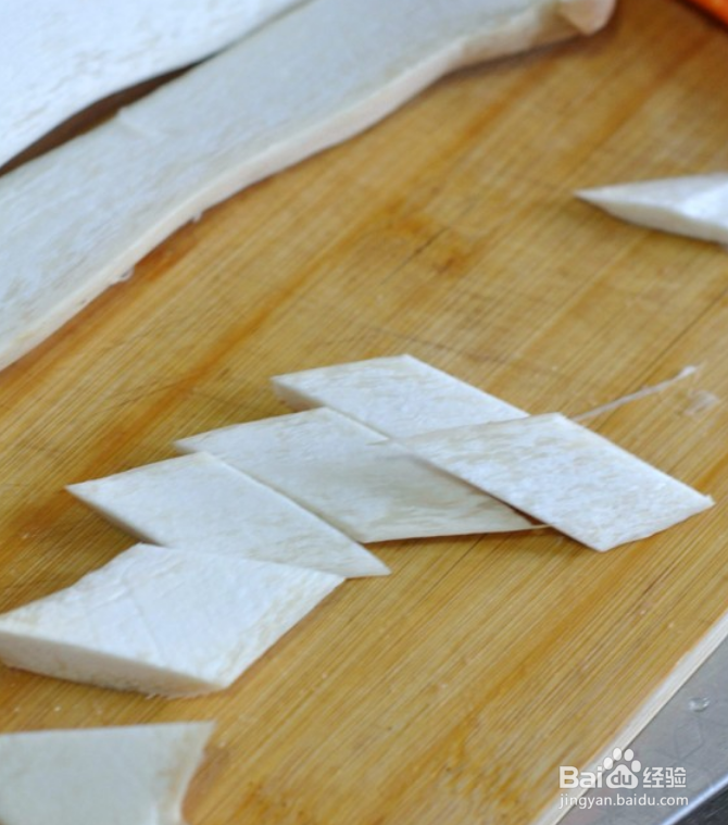 杏鲍菇熘肉片的做法