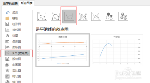 在excel中繪製正弦函數圖像