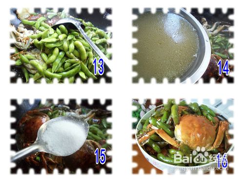 农历九月雄蟹香:美味的毛豆煮蟹做法