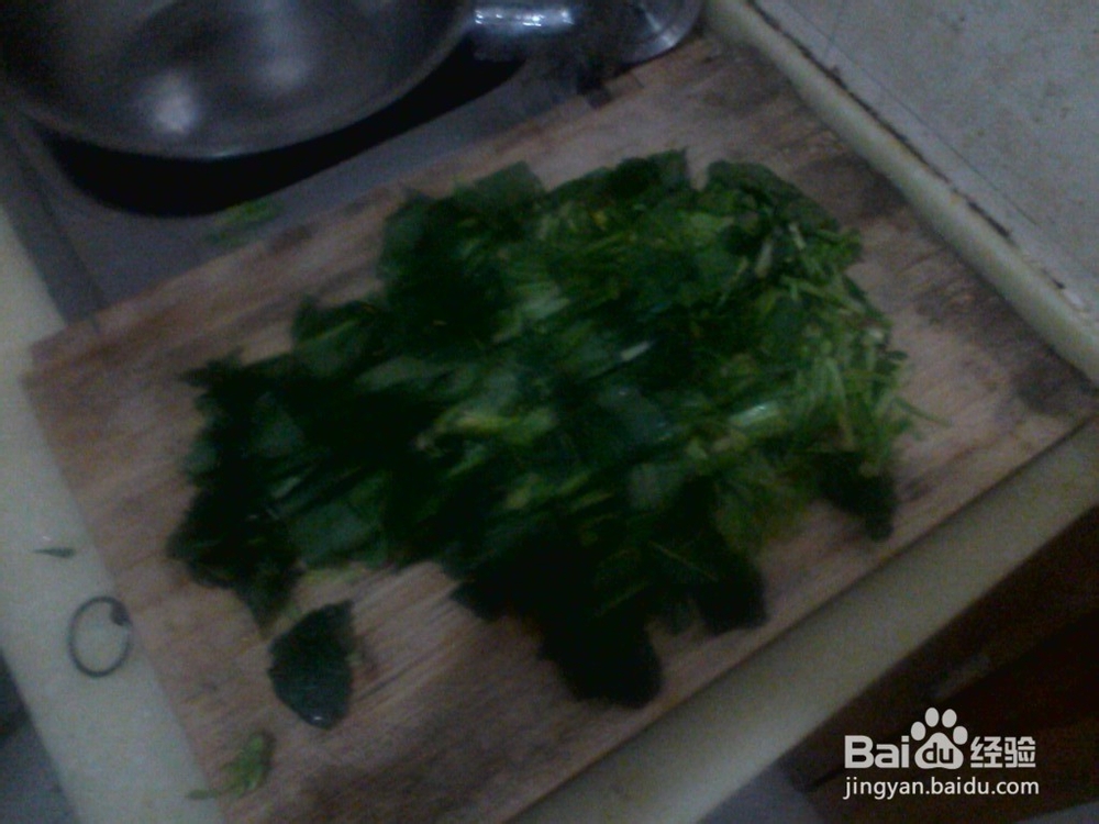 烟台家常菜之菠菜炒鸡蛋的做法