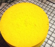 六寸菠菜汁戚风蛋糕的做法