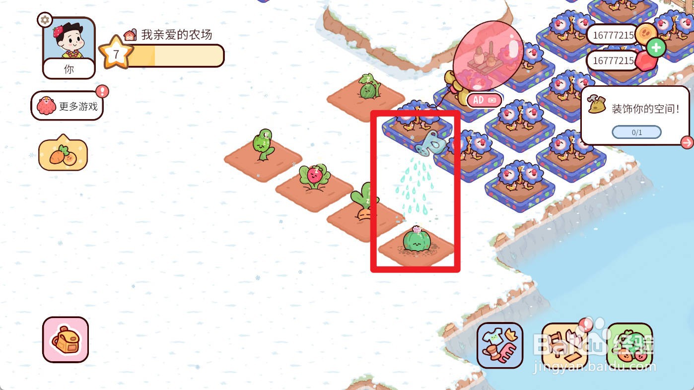 我亲爱的农场如何给乌羽玉浇水