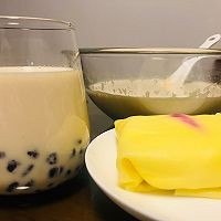 自制家庭红豆奶茶