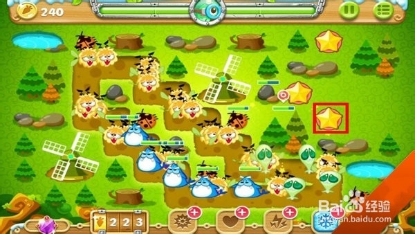 保卫萝卜2第21关金萝卜攻略