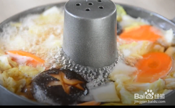 白菜豆腐羊肉锅的做法
