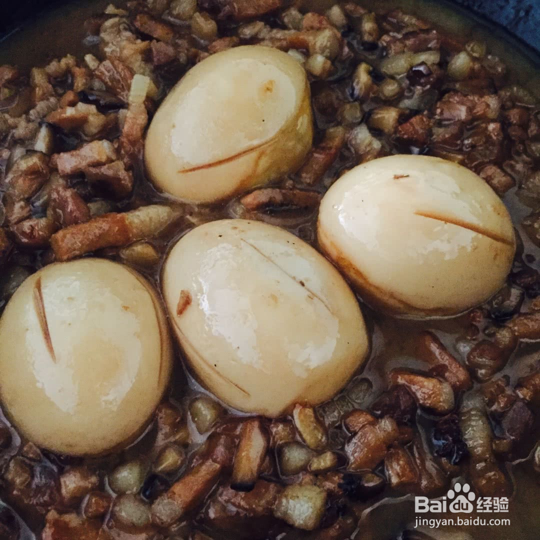 香菇卤肉饭的做法