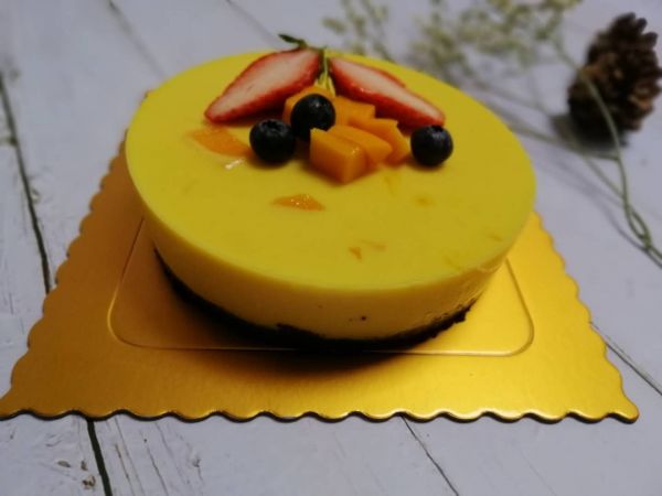 免烤箱芒果慕斯蛋糕