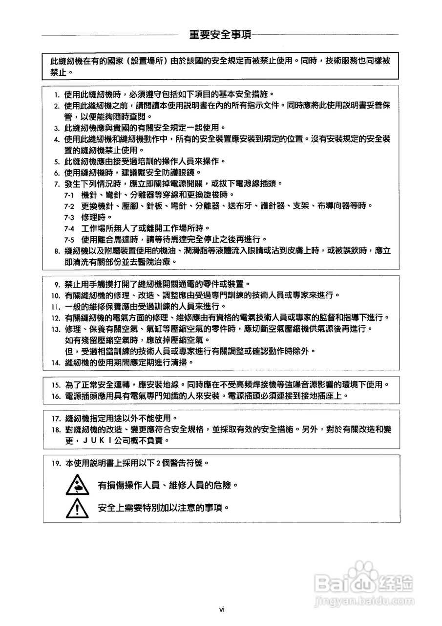 JUKI AMS-2150D花样机使用说明书:[1]