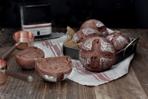 香蕉巧克力面包