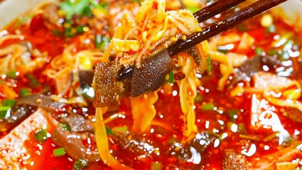 超级下饭毛血旺