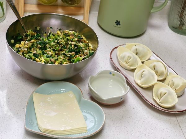 小白菜香菇馄饨