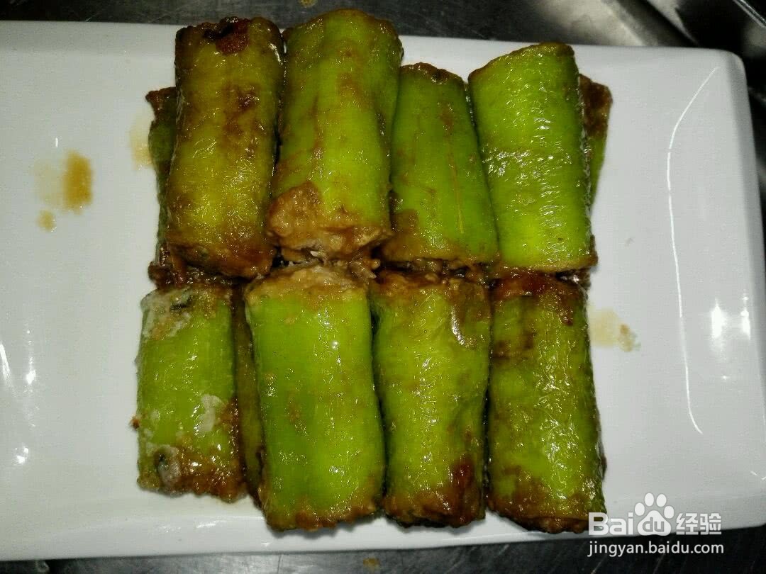 肉末酿尖椒——闽菜
