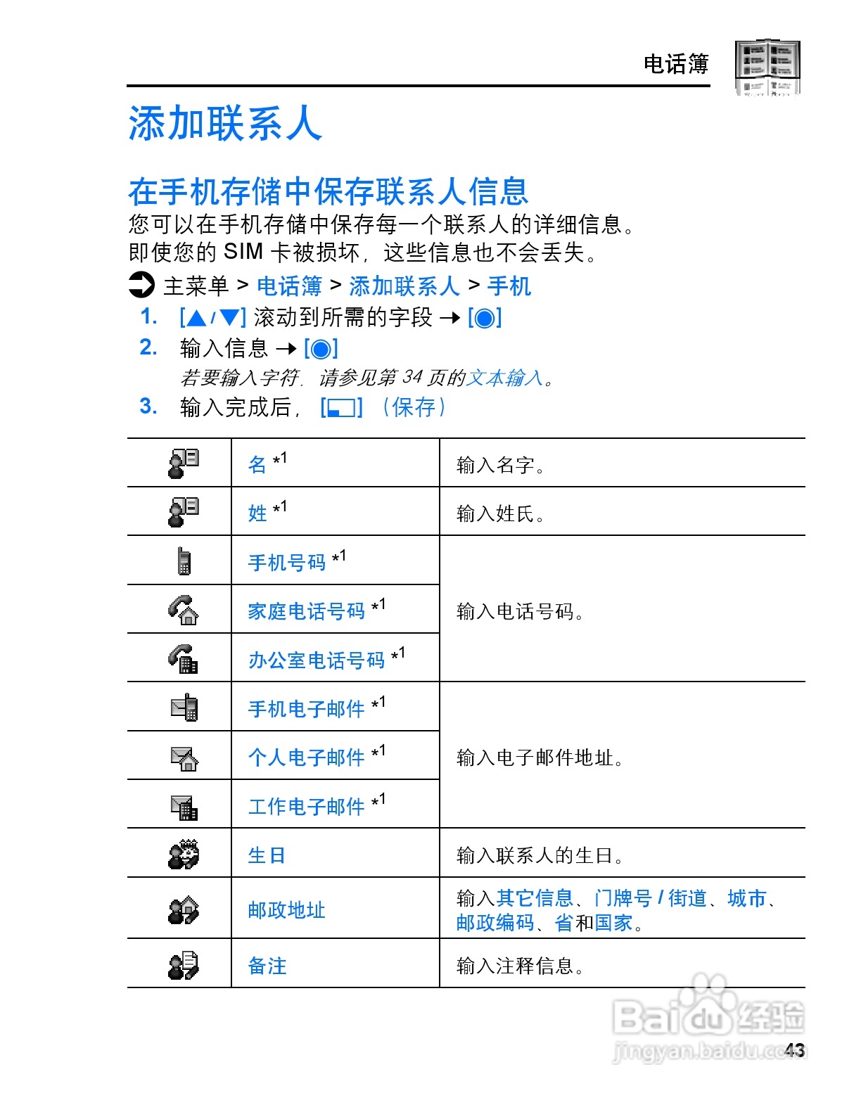 松下vs3手机使用说明书:[5]