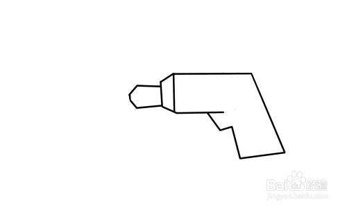 简笔画手电钻怎么画？