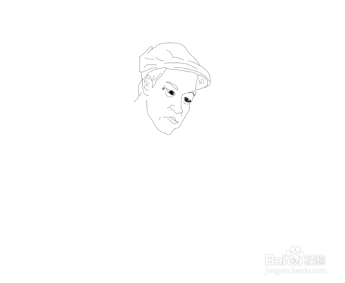 王进喜简笔画如何画