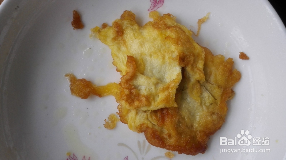 美味的咸肉蛋炒饭