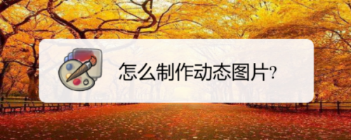 怎么制作动态图片?