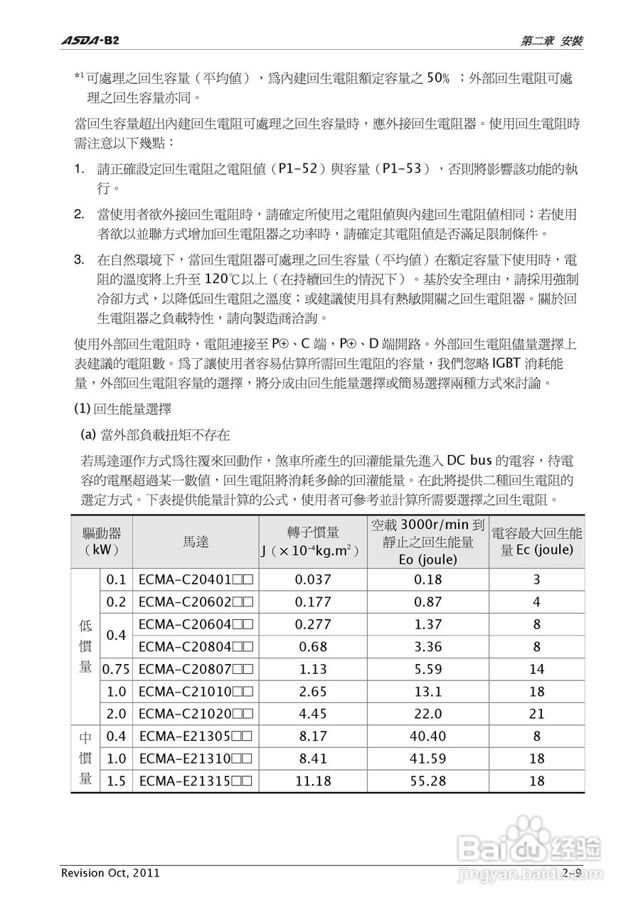 台达ASDA-B2伺服驱动器使用手冊:[3]