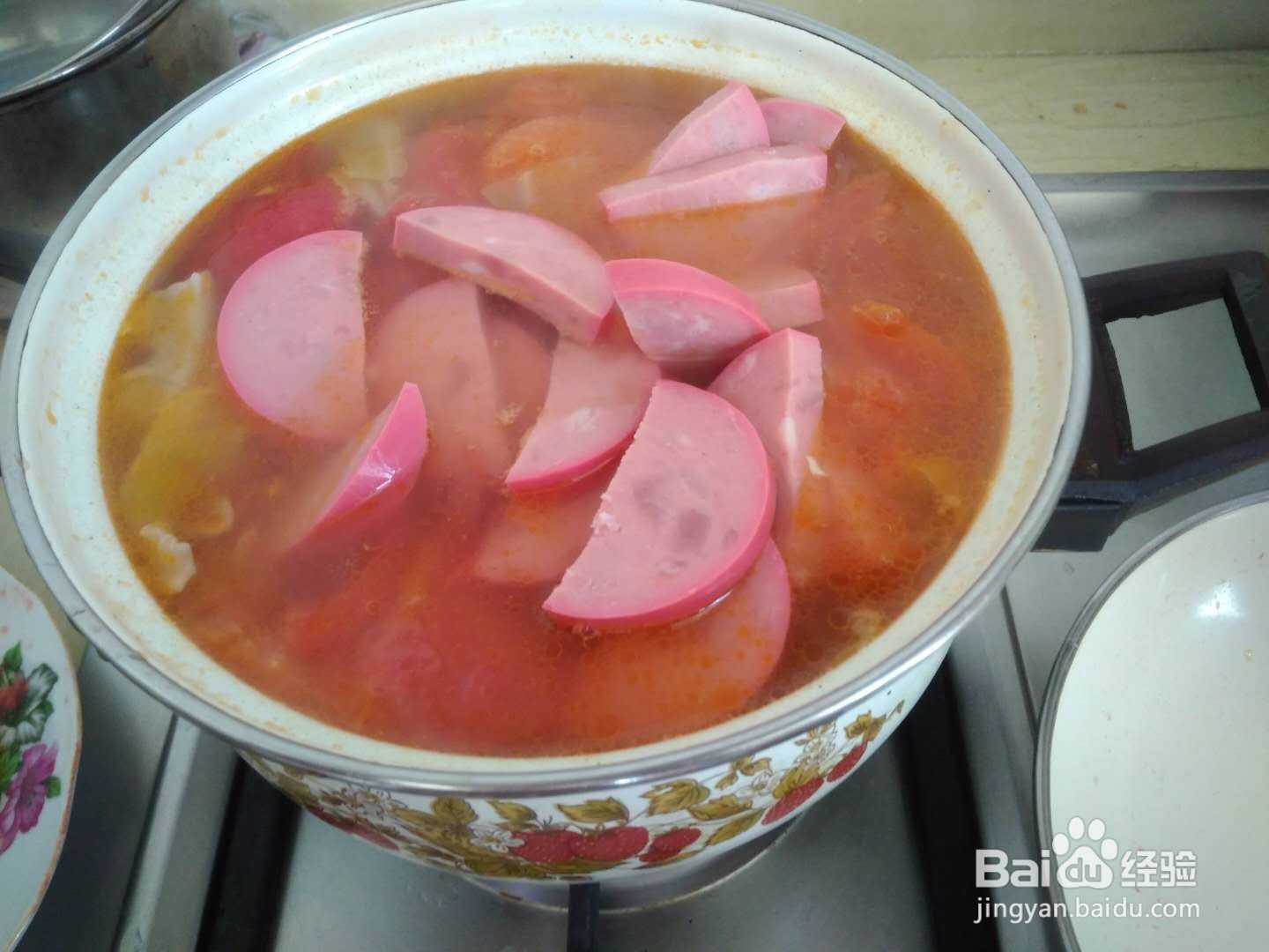 改良红肠版罗宋汤怎么做#初冬怎么吃#