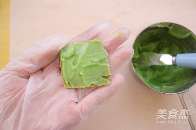 抹茶恋人饼干